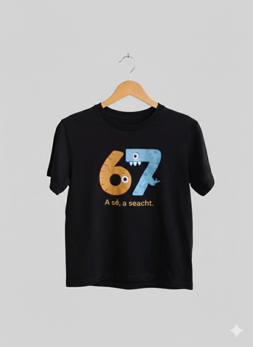 Gaeilge Sé Seacht 67 kids t-shirt