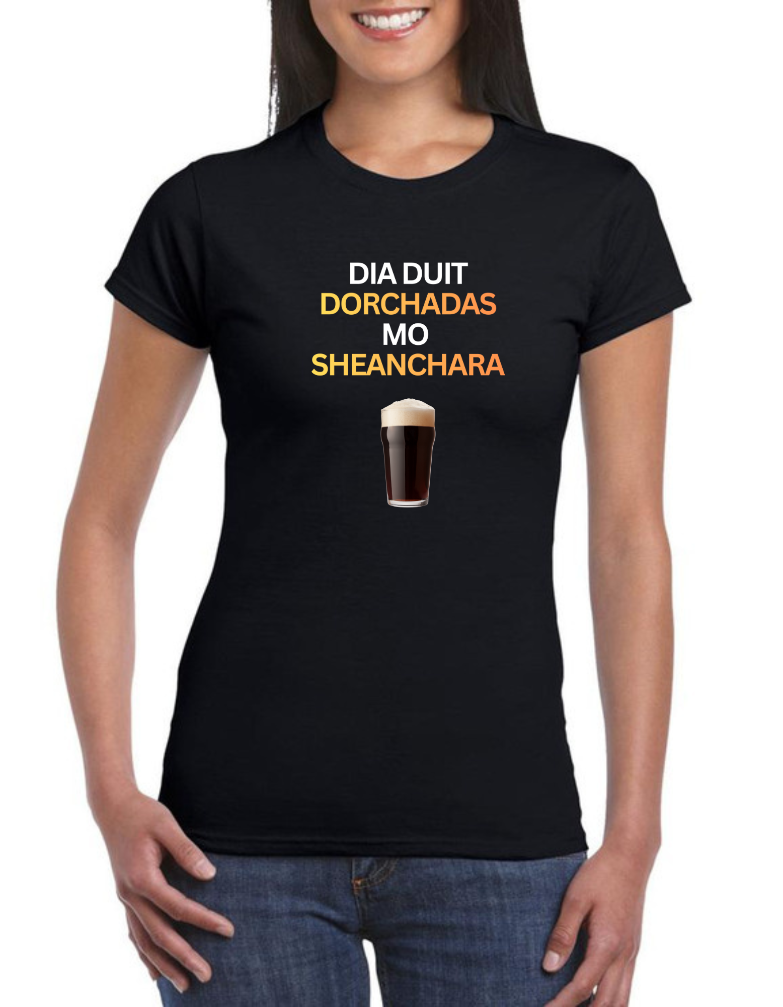 DIA dhuit dorchadas cotton t-shirt
