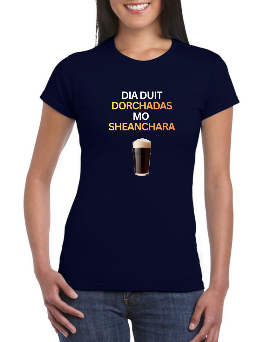 DIA dhuit dorchadas cotton t-shirt