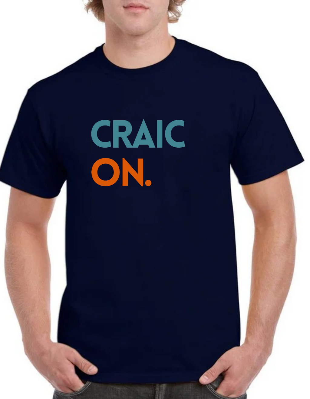 Craic on Mens Irish t-shirt