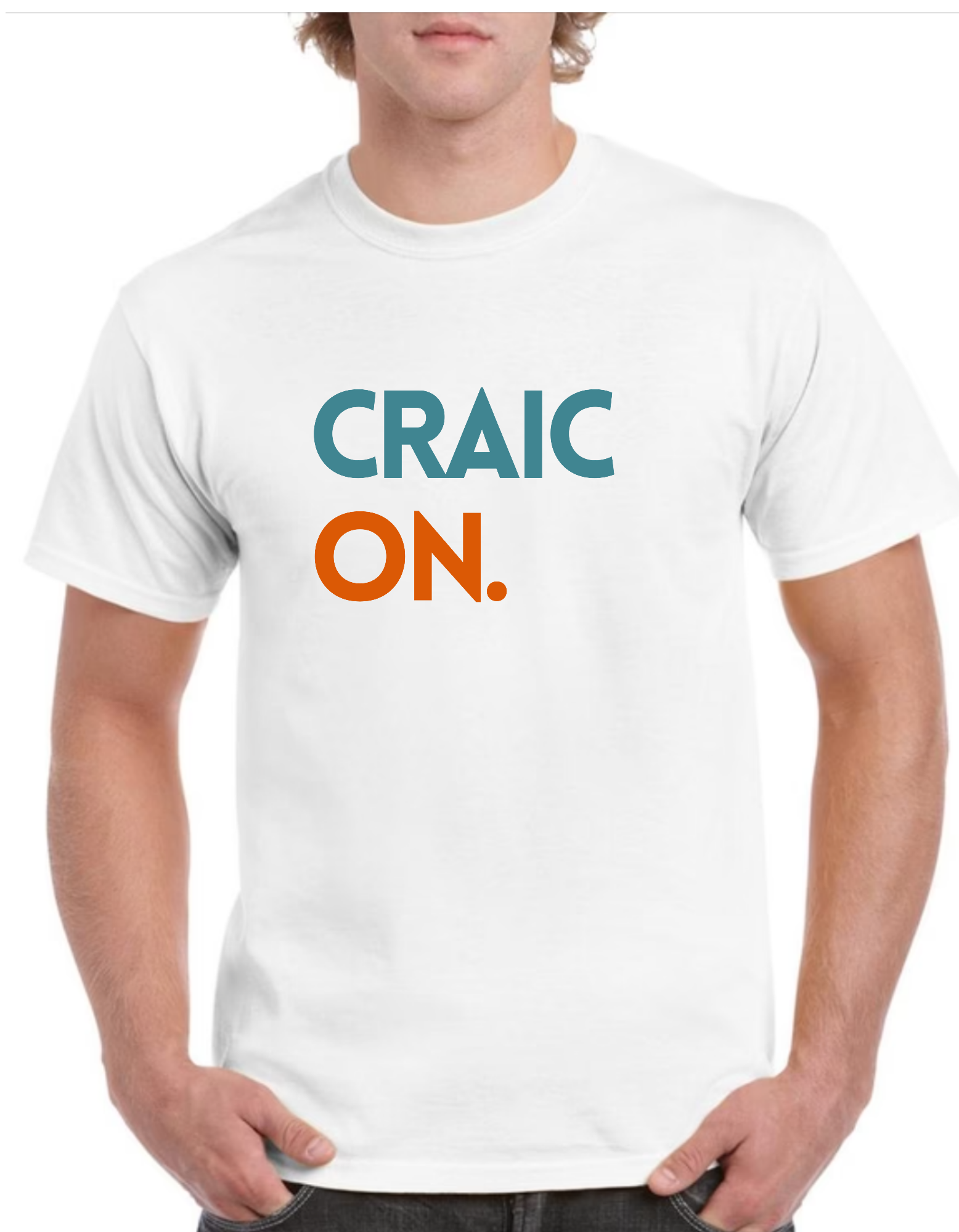 Craic on Mens Irish t-shirt