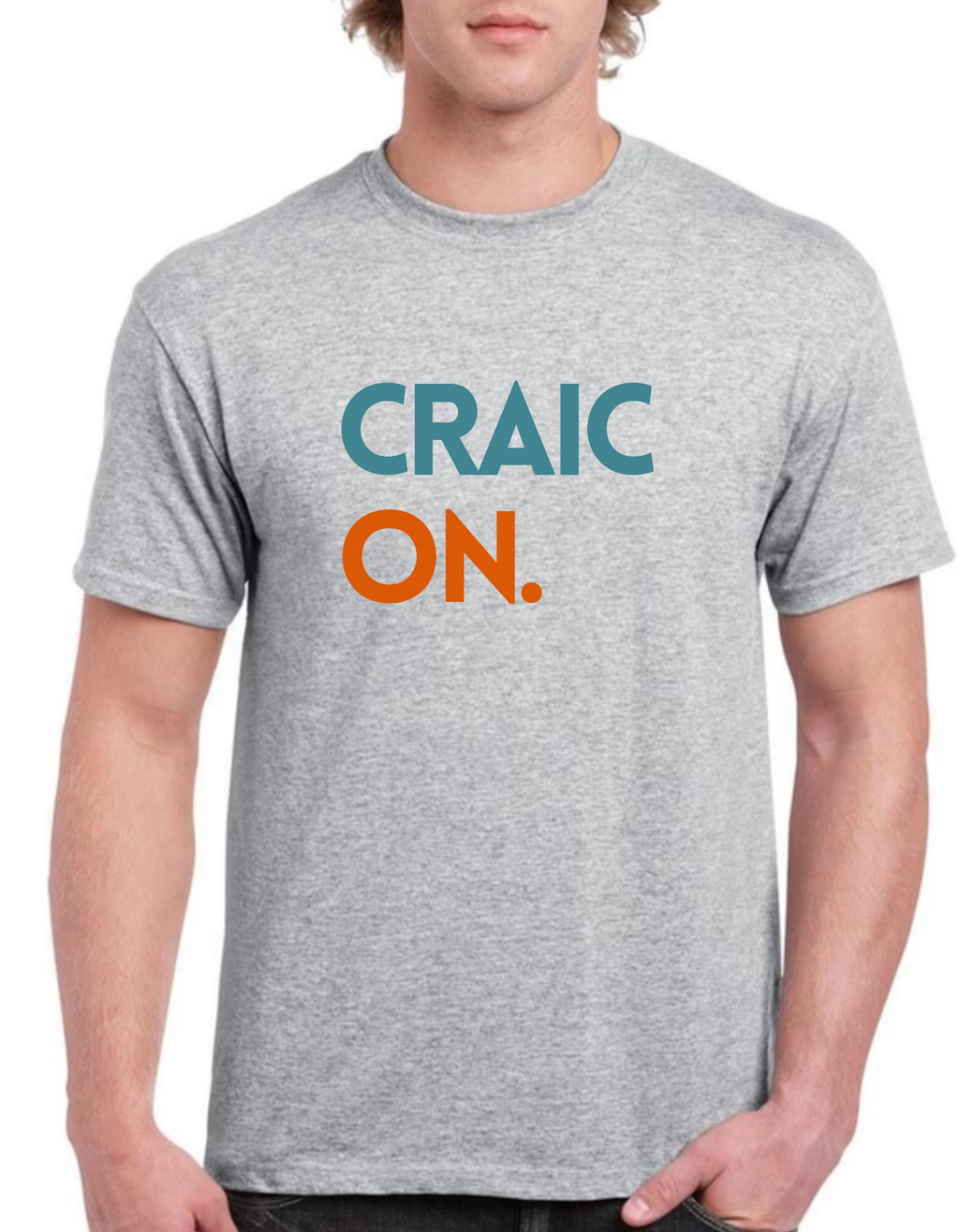 Craic on Mens Irish t-shirt