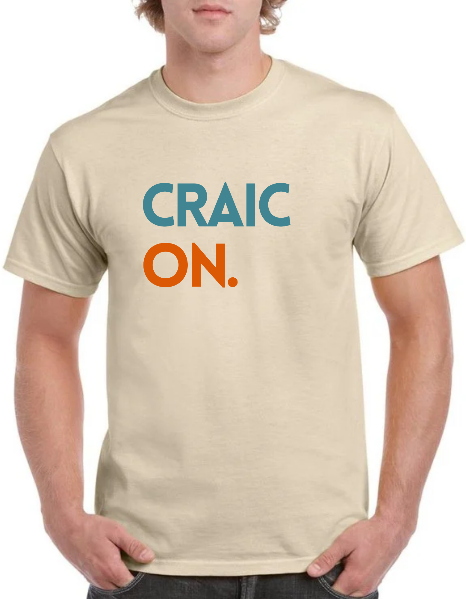 Craic on Mens Irish t-shirt
