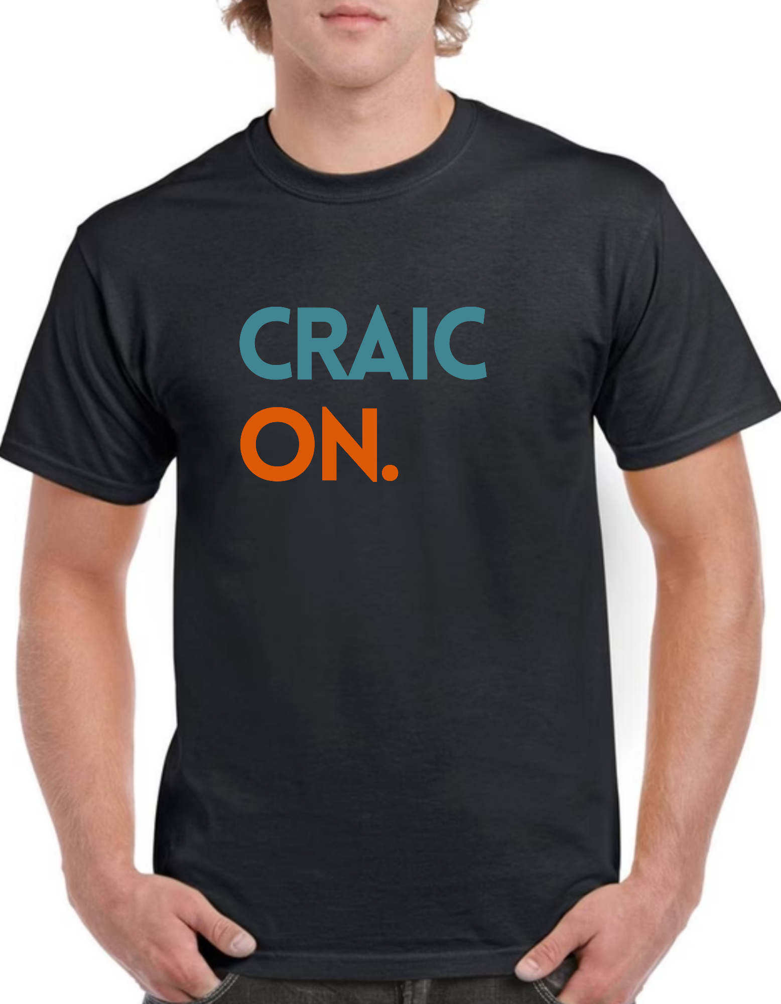 Craic on Mens Irish t-shirt